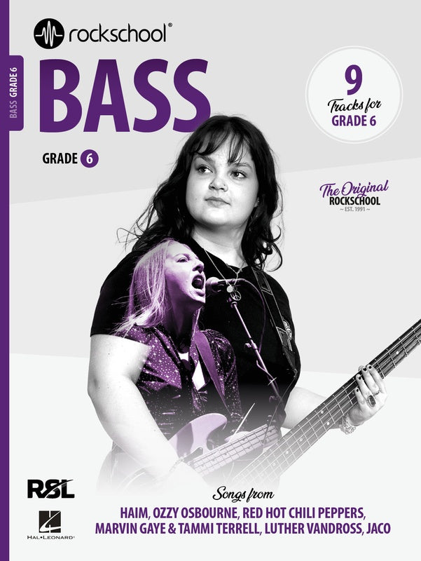 Rockschool Bass 2024+ - Teacher Bundle C (Grade 4 - Grade 8 Books) (Copy)