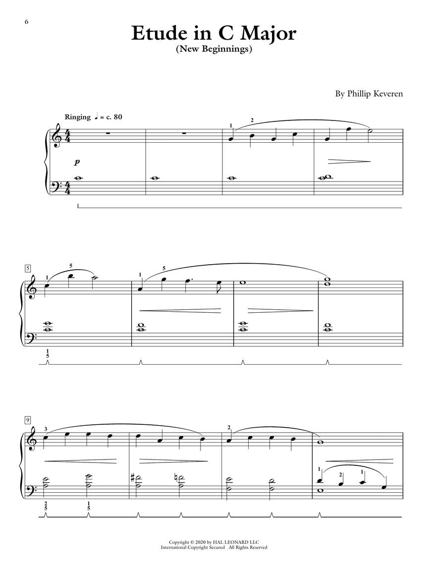 Keveren - Circles Character Etudes In 24 Keys Piano Book