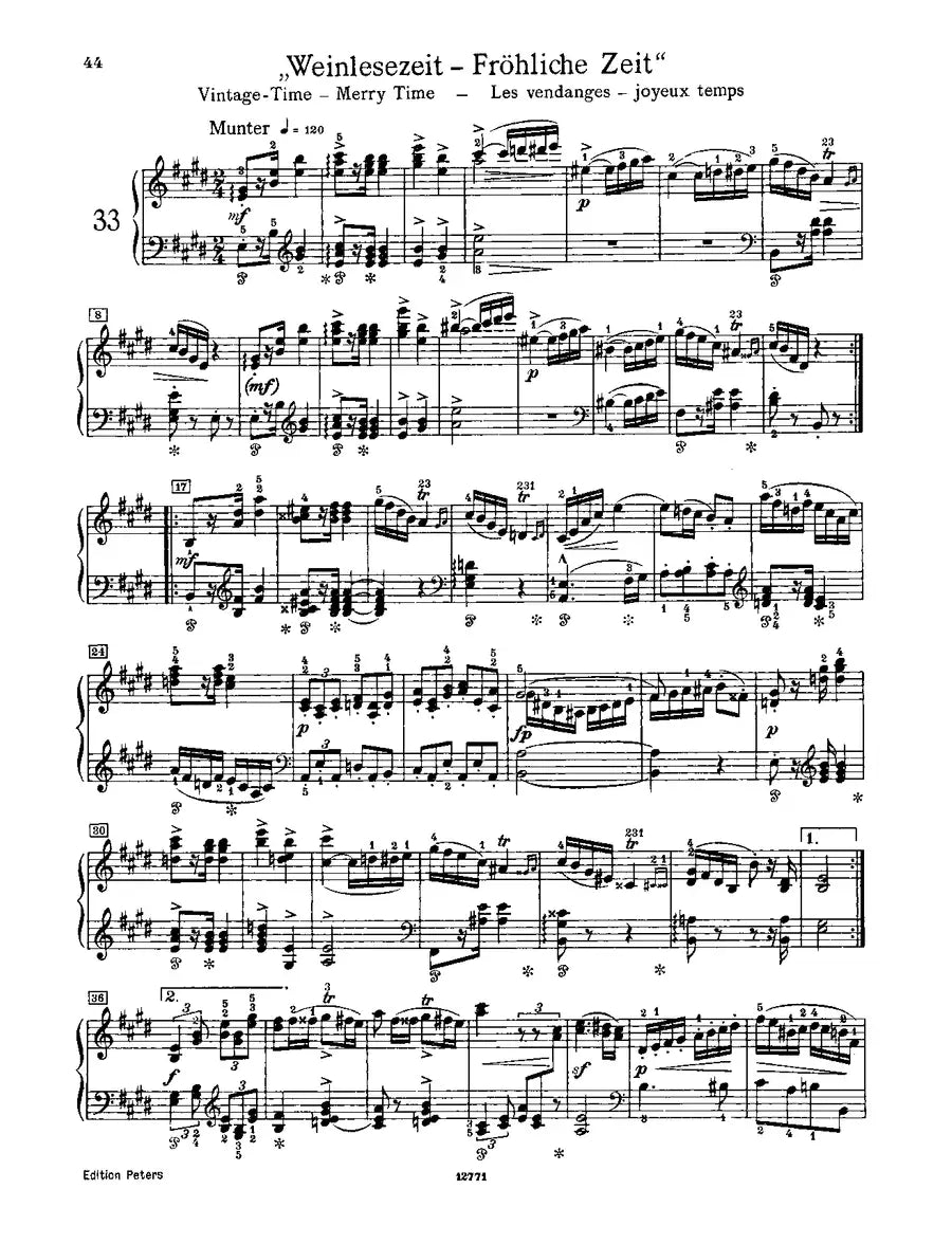 Schumann - Album for the Young Op.68 Scenes from Childhood Op 15 Piano Book