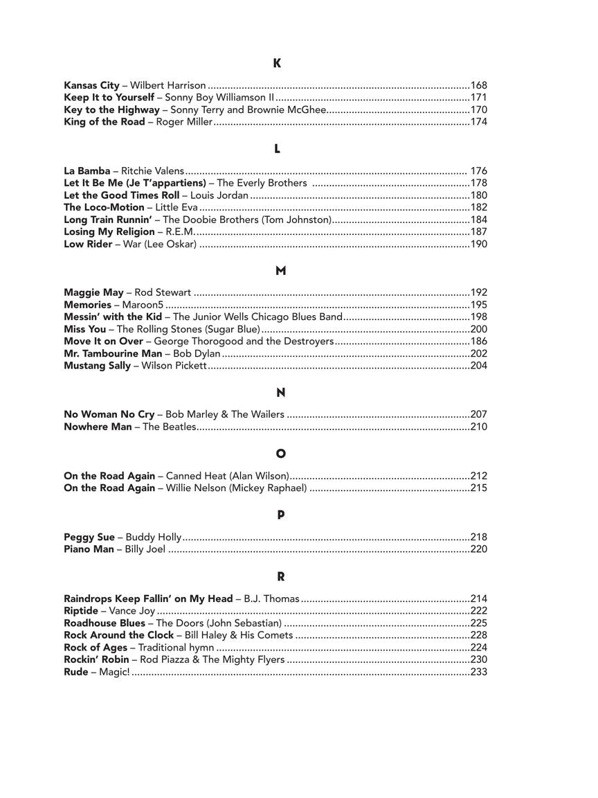 The Harmonica Fake Book - (140 Songs)