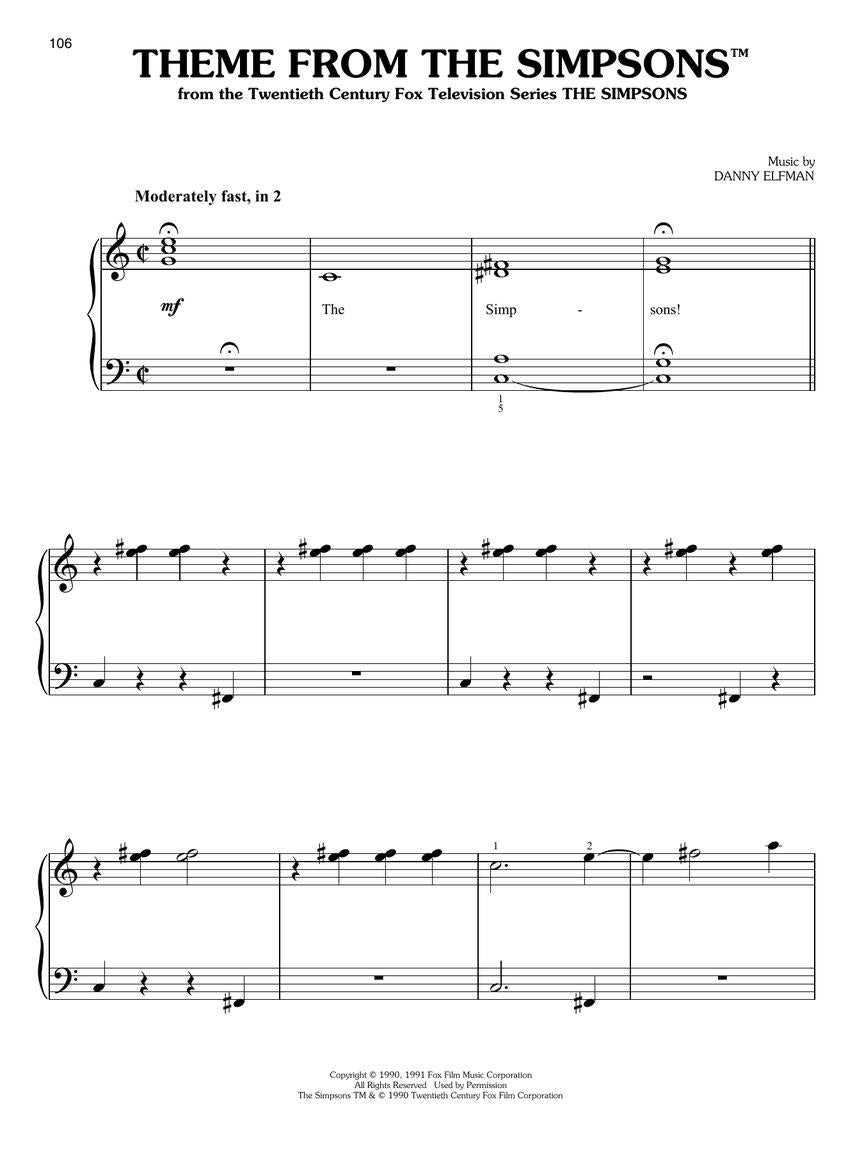 First 50 Tv Themes You Should Play On Piano Book