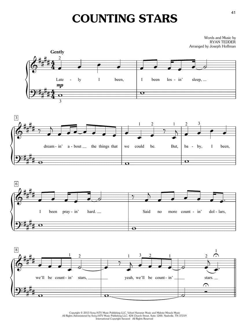 Mr Hoffmans Popular Hits For Piano Bk/Ola