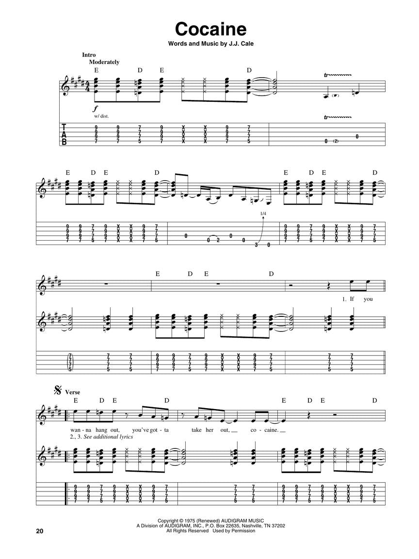 Eric Clapton Guitar Play Along Volume 24 Book/Ola