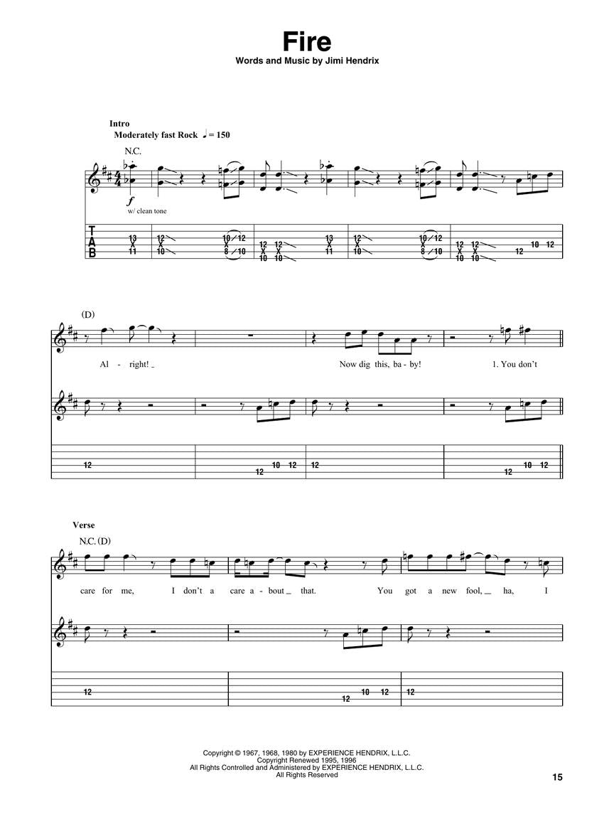 Jimi Hendrix Deluxe Guitar Play Along Volume 24 Book/Ola