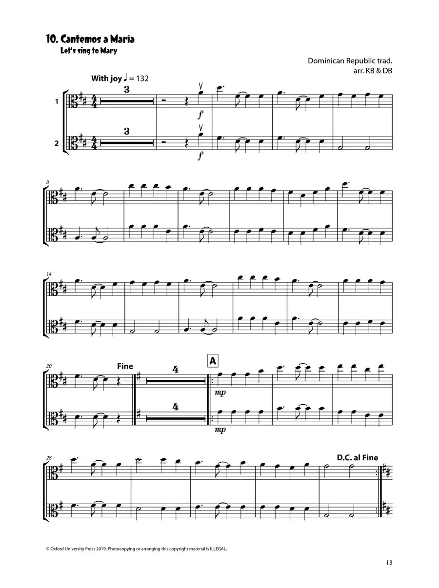 String Time Christmas - Viola Book