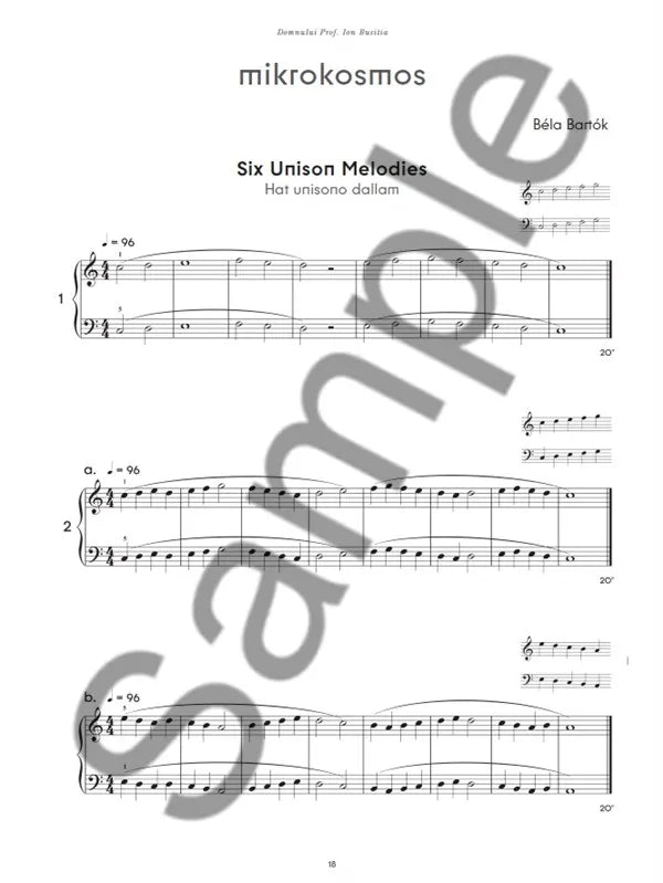 Bartok Mikrokosmos - Complete