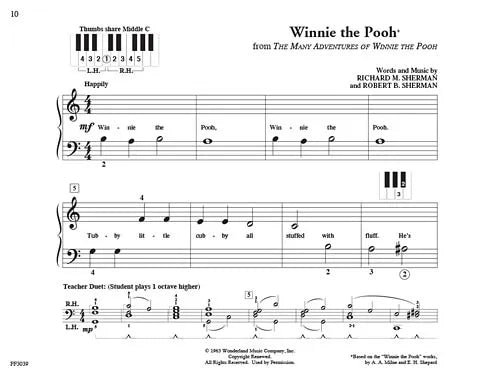 Faber Pretime Piano Disney - Primer Level Book