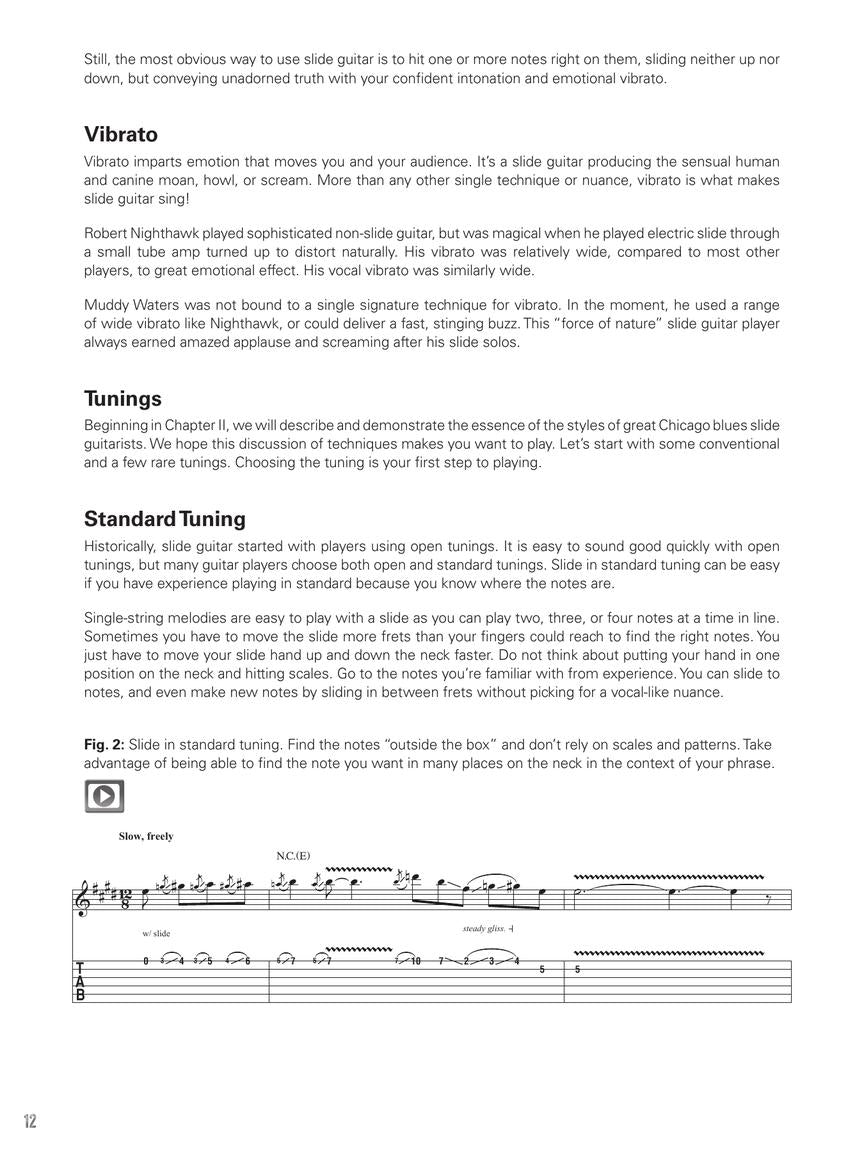 Chicago Blues Slide Guitar Book/Olm
