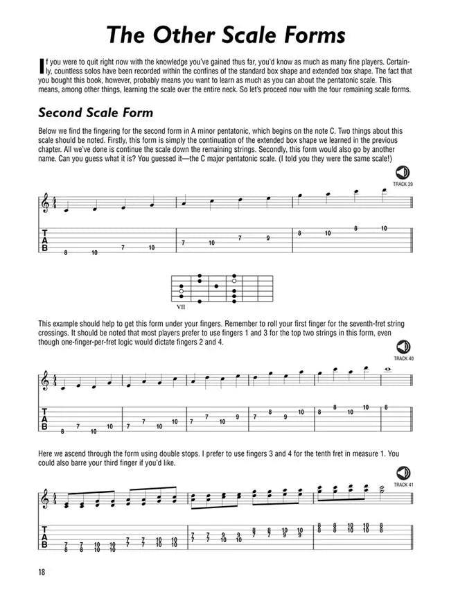 Pentatonic Scales For Guitar Book/Ola