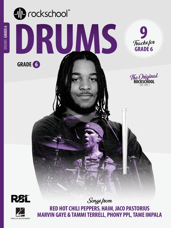 Rockschool Drums 2024+ - Teacher Bundle A (Debut to Grade 8 Books)