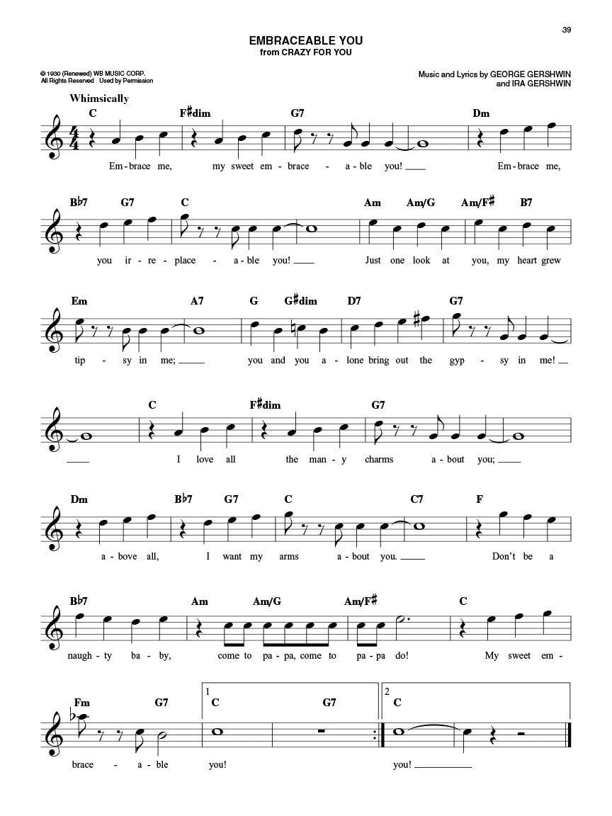 Easy Love Songs Fake Book - For C Instruements (100 Songs)