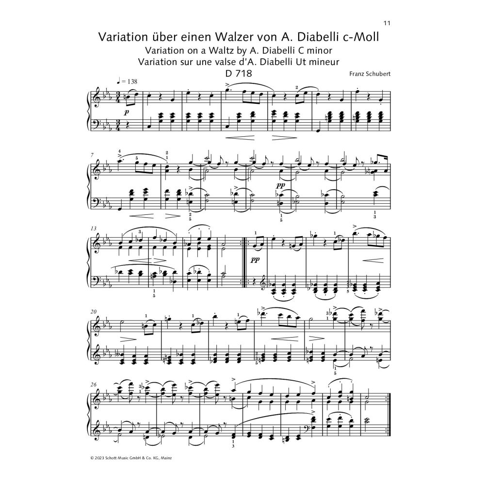 Best Of Schubert - 30 Famous Pieces For Piano Book