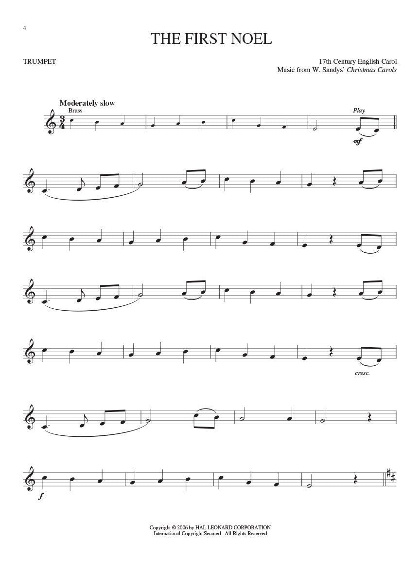 Christmas Carols For Trumpet Book/Ola