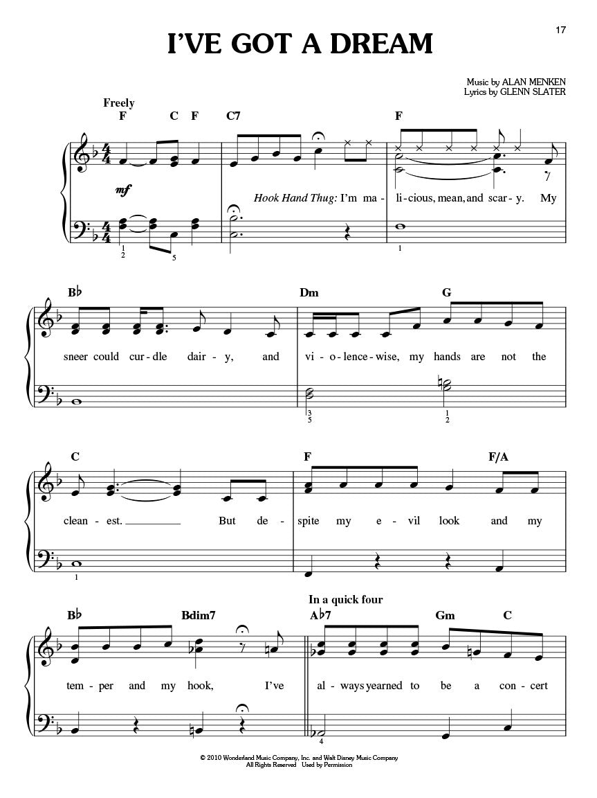 Tangled Disney Movie Selections - Easy Piano Book