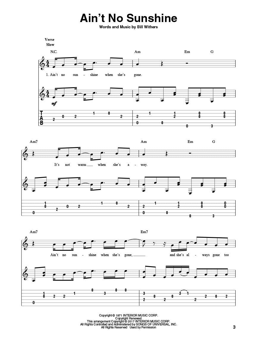 Fingerpicking Acoustic Classics Book