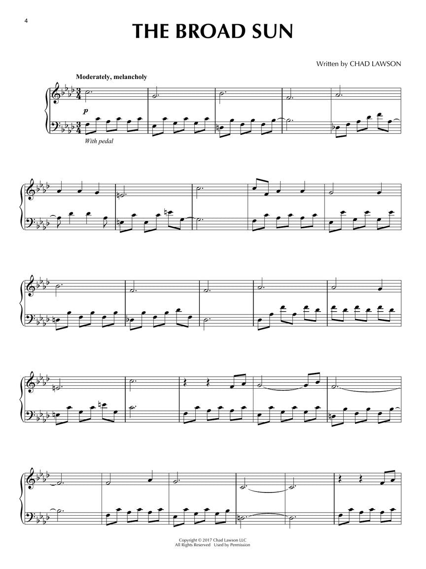 Chad Lawson - Piano Sheet Music Collection Book