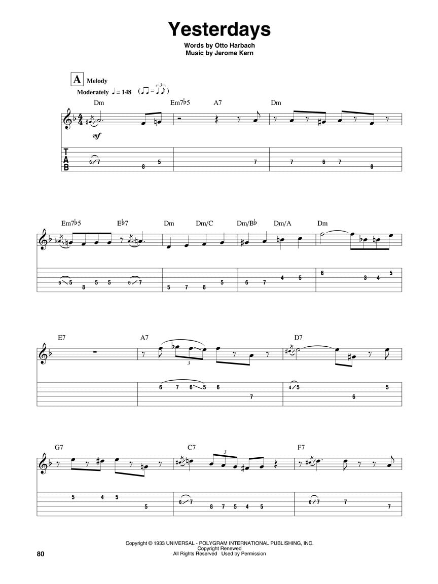 Jazz Greats - Guitar Play Along Volume 44 Book/Cd