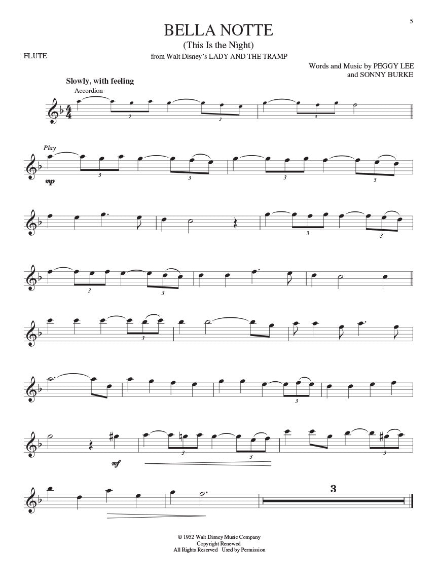Disney Classics - Flute Book/Ola
