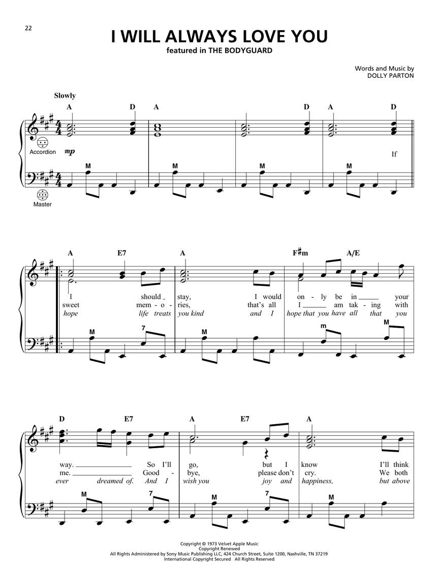 Movie Songs For Accordion Book