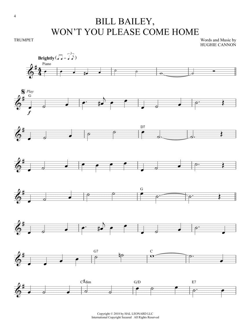 Dixieland Favorites For Trumpet Play Along Book/Ola