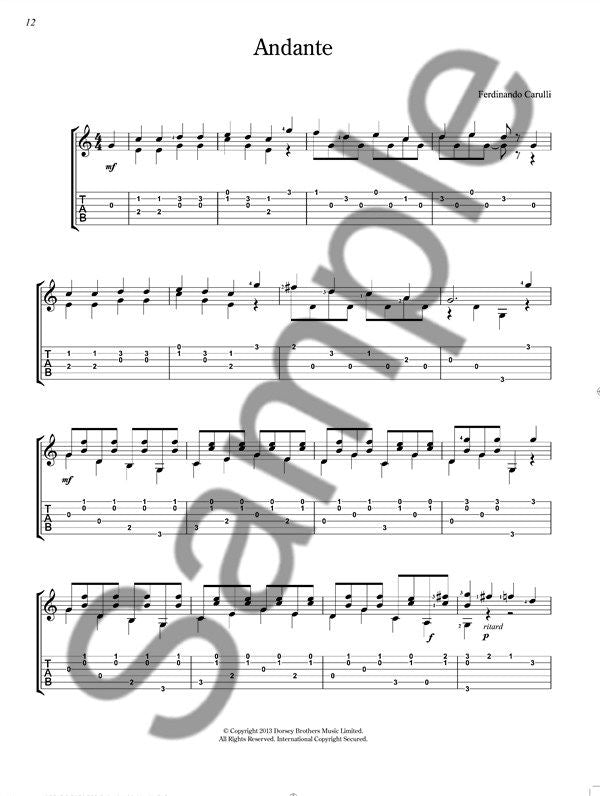 Fifty Great Pieces For Easy Classical Guitar Book