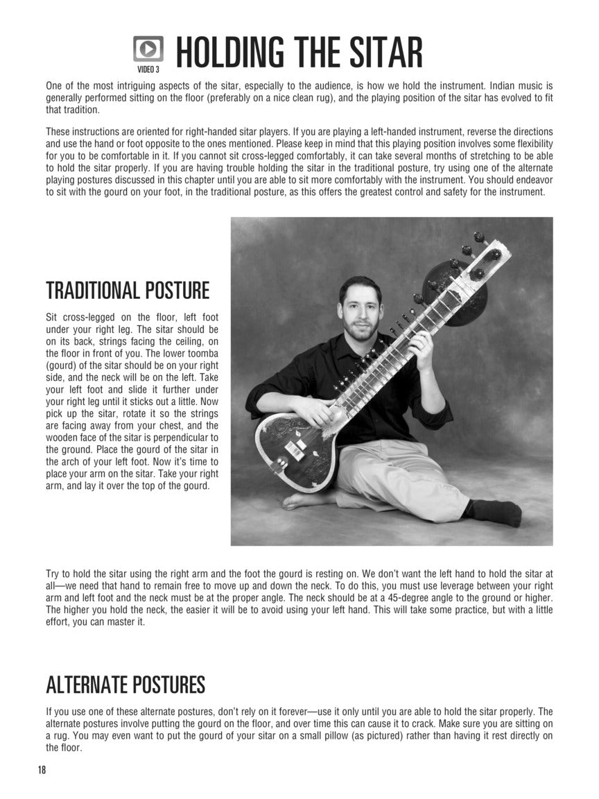 Hal Leonard Sitar Method - Deluxe Edition Book/Olm