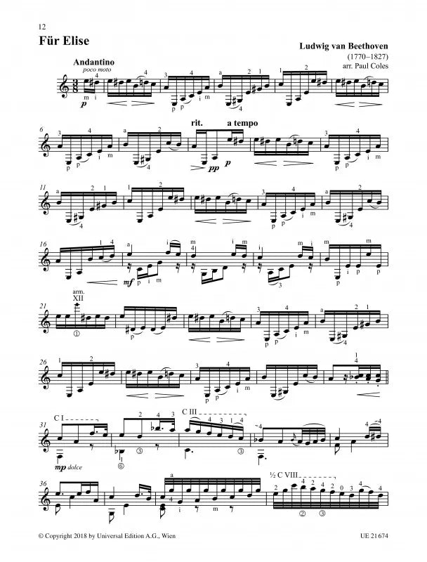 From Folk to Classical Book 2 - 24 Favourite Pieces for Advanced Guitarists