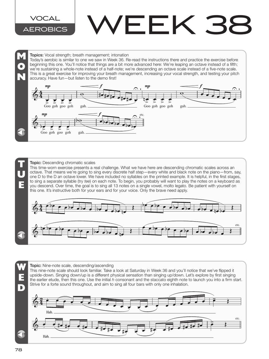 Vocal Aerobics  - A 40 Week Program Book/Ola
