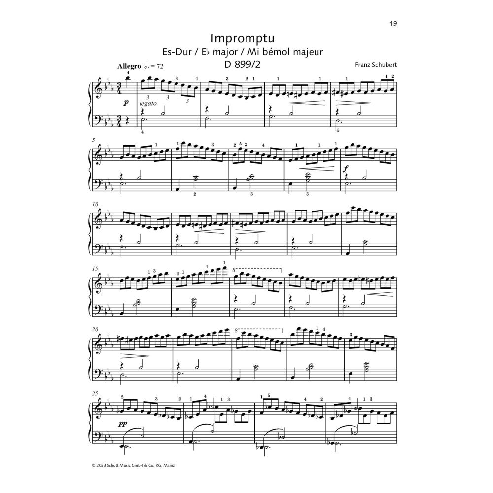 Best Of Schubert - 30 Famous Pieces For Piano Book