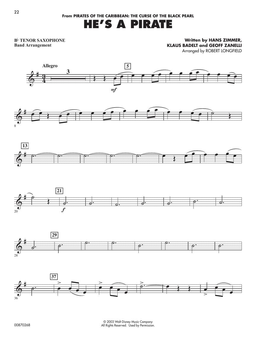 Essential Elements Disney Favorites - Tenor Saxophone Book/Ola