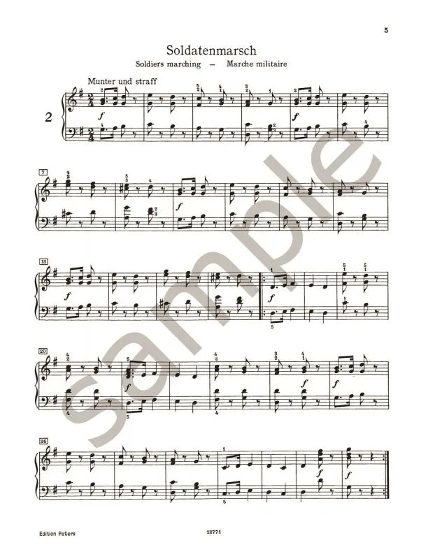 Schumann - Album for the Young Op.68 Scenes from Childhood Op 15 Piano Book