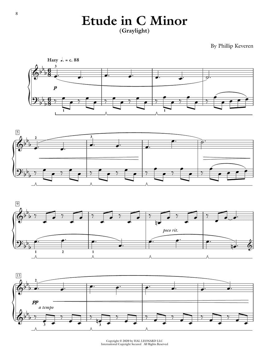 Keveren - Circles Character Etudes In 24 Keys Piano Book