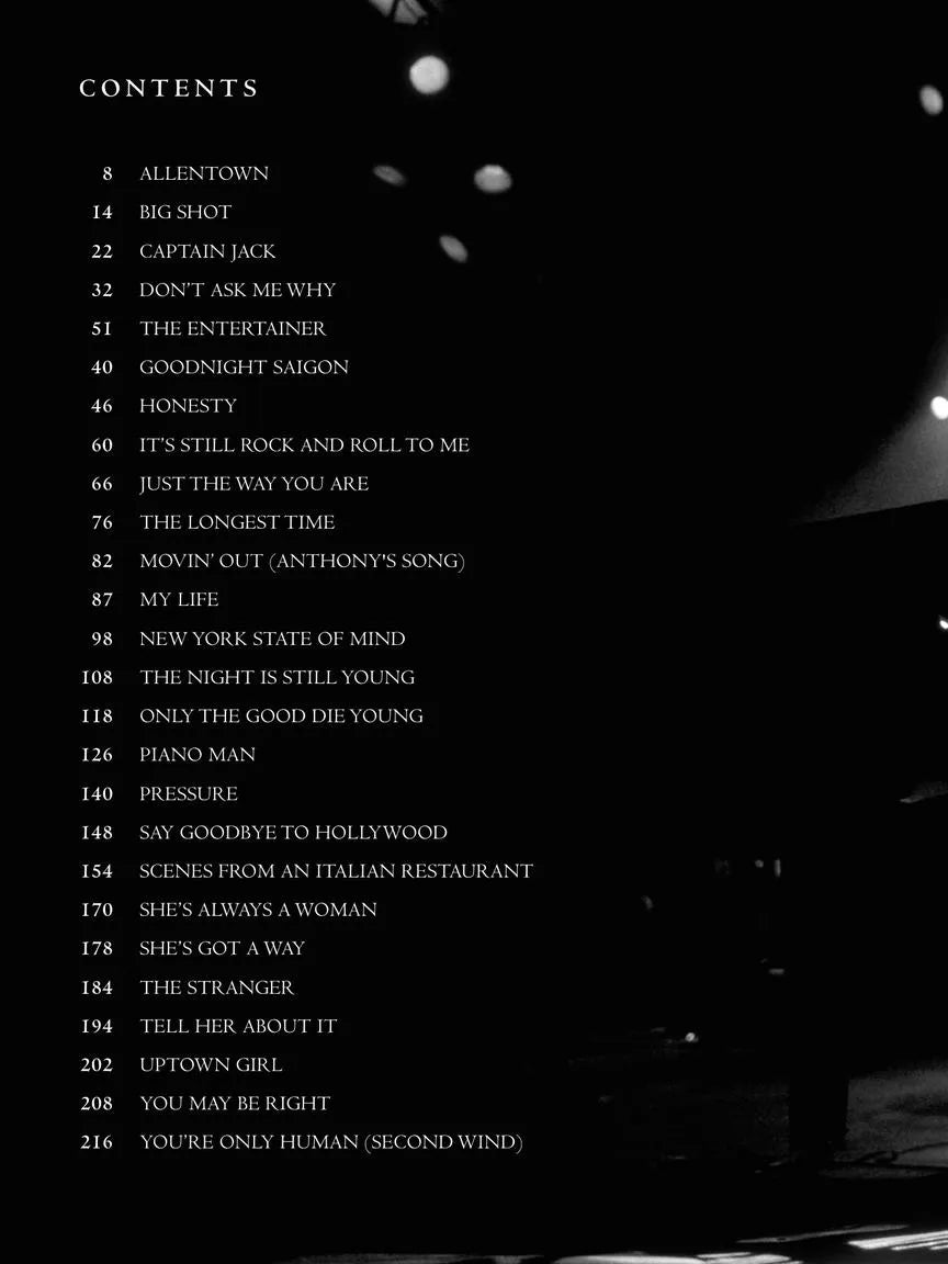 Billy Joel - Greatest Hits Volume 1 & 2 PVG Songbook