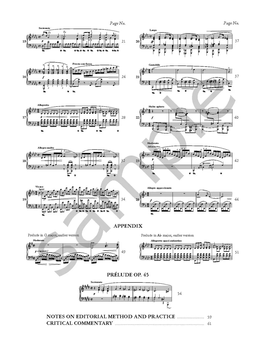 Chopin - Preludes Op 28 Op 45 Piano Book (New Urtext Edition)