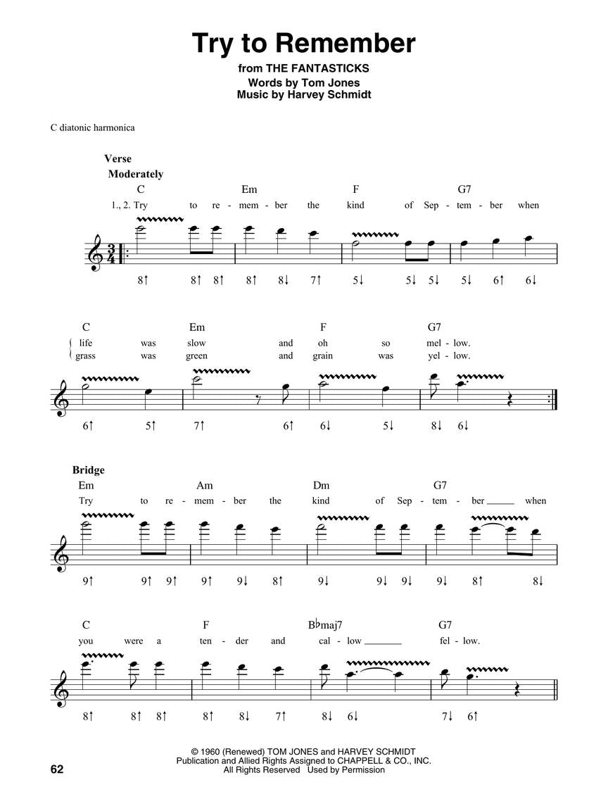 Simple Songs for Harmonica Book (40 Songs)