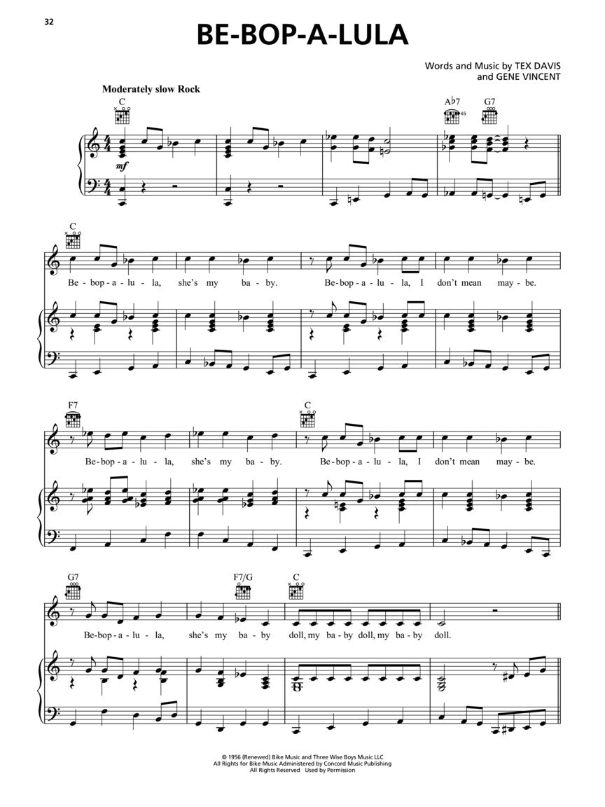 The Great American Songbook Pop/Rock Era - Piano/Vocal/Guitar Songbook