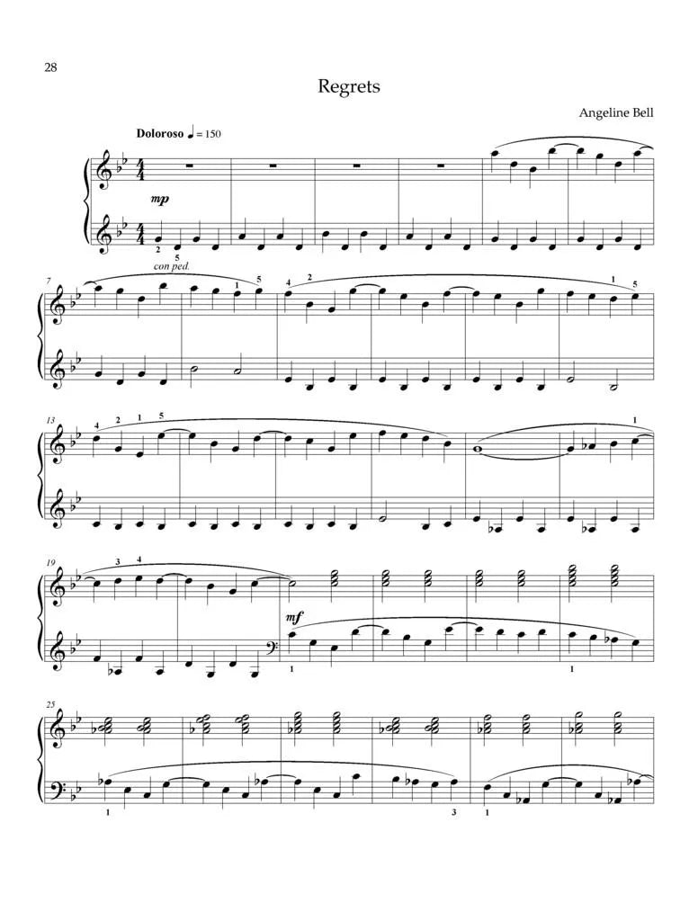 Angeline Bell - My Garden Notebook For Piano Book