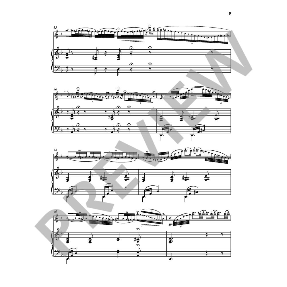 Albert Franz Doppler - Hungarian Pastoral Fantasy Op 26 Flute/Piano Book