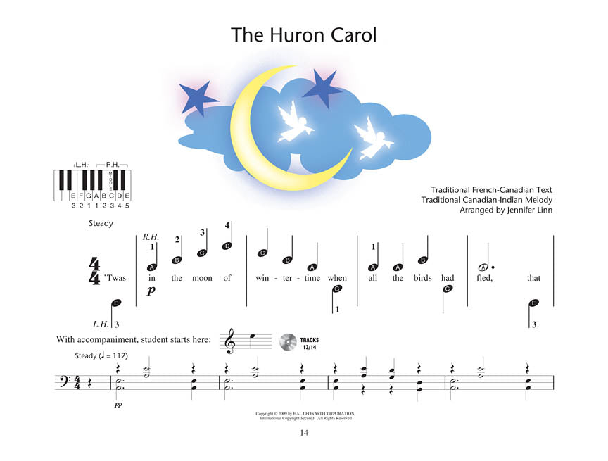 HLSPL - More Christmas Piano Solos Prestaff Book/Cd