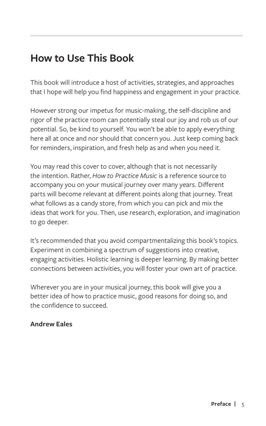Andrew Eales - How To Practice Music Book