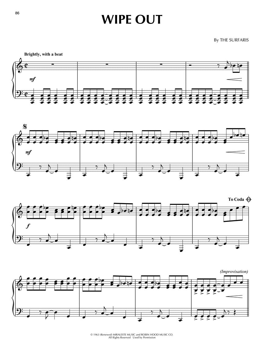 Great Instrumentals - Piano Solo Book (25 Instrumental Themes)