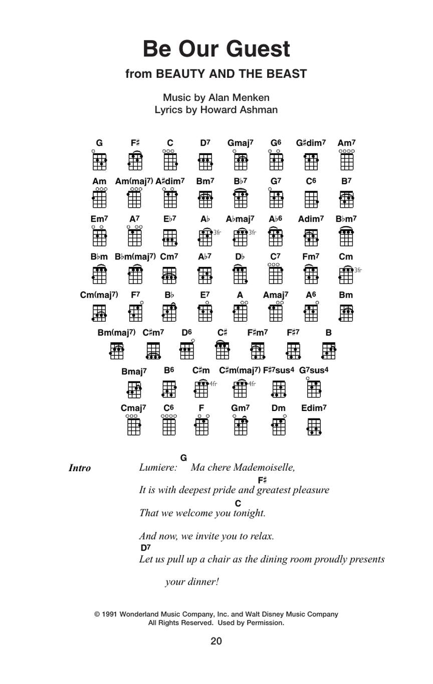 Little Black Disney Songbook For Ukulele