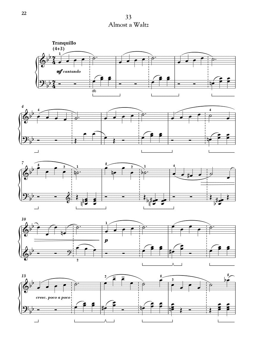 Kabalevsky - 35 Easy Pieces, Op. 89 for Piano Book