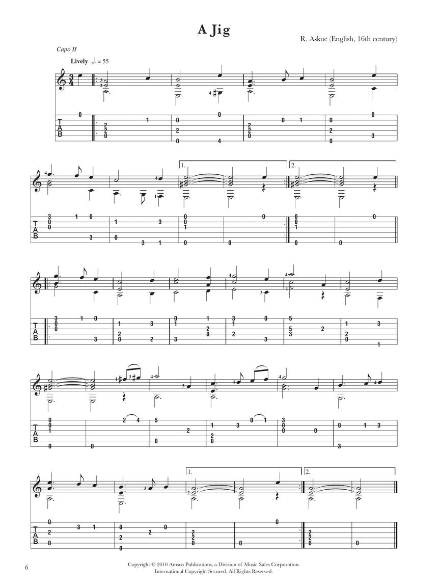 Easy Renaissance Pieces For Classical Guitar Bk/Ola