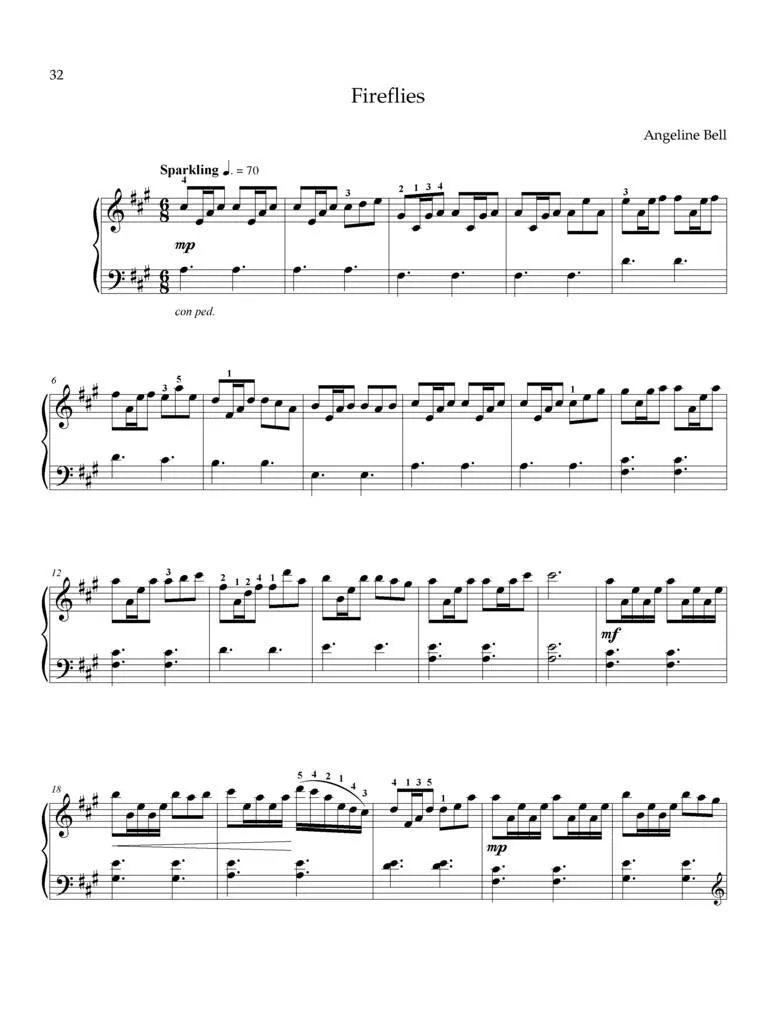 Angeline Bell - My Garden Notebook For Piano Book