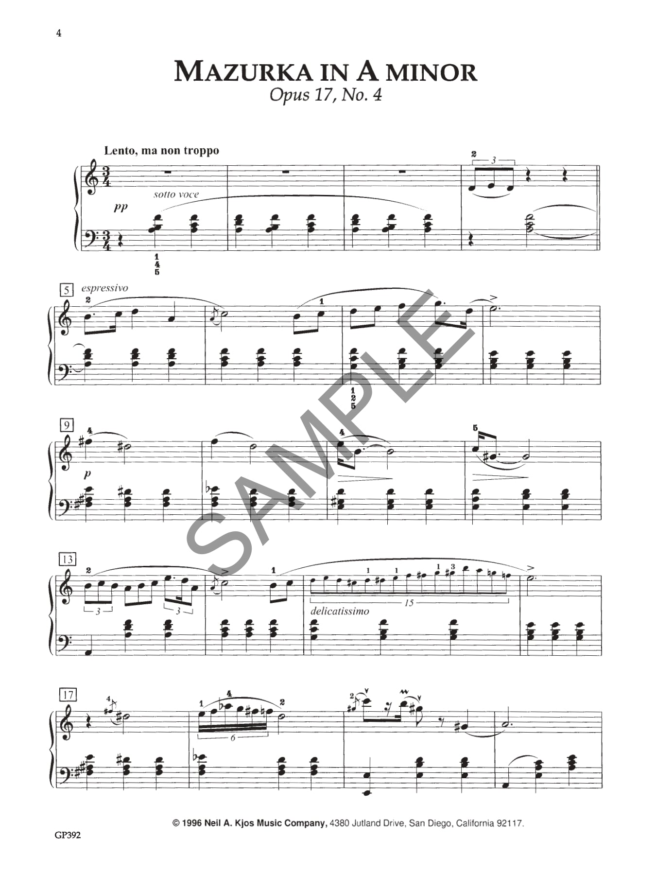 Chopin - Selected Works For Piano Book 2