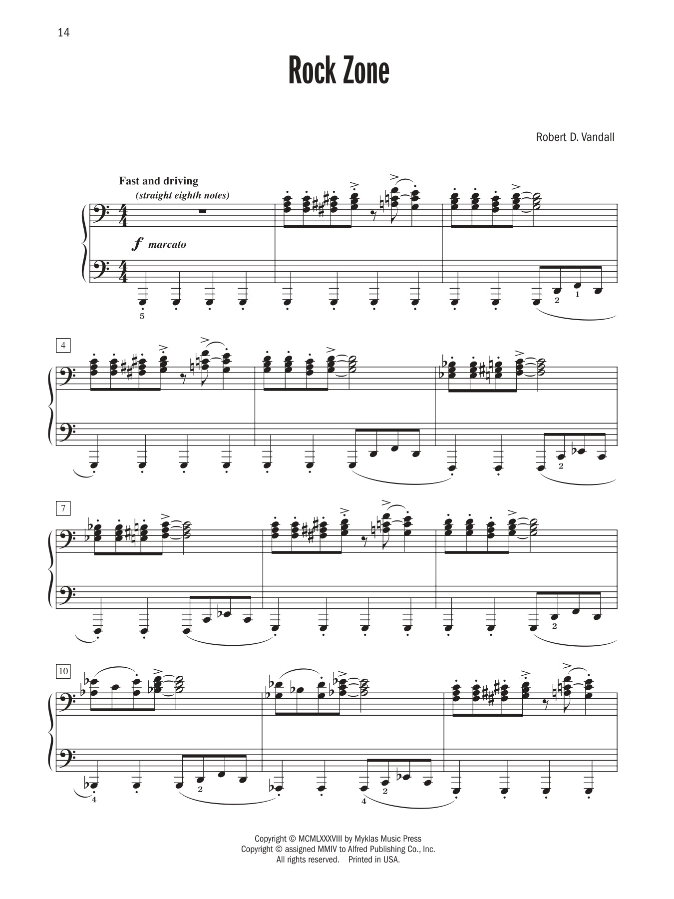 Vandall - Celebrated Piano Solos - Book 5