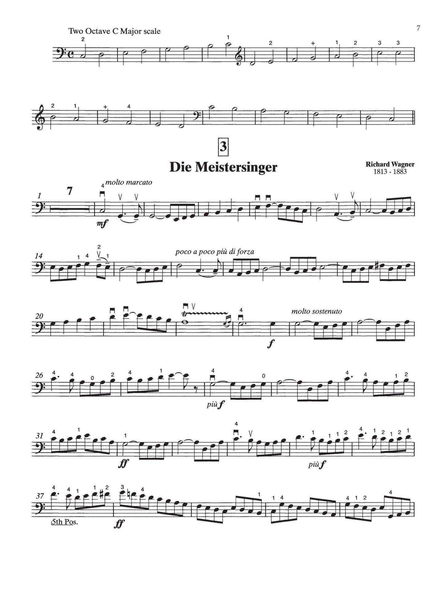 Suzuki Bass School - Volume 4 Double Bass Part Book