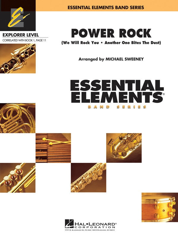 Essential Elements - Power Rock Concert Band Level 0.5 Score/Parts