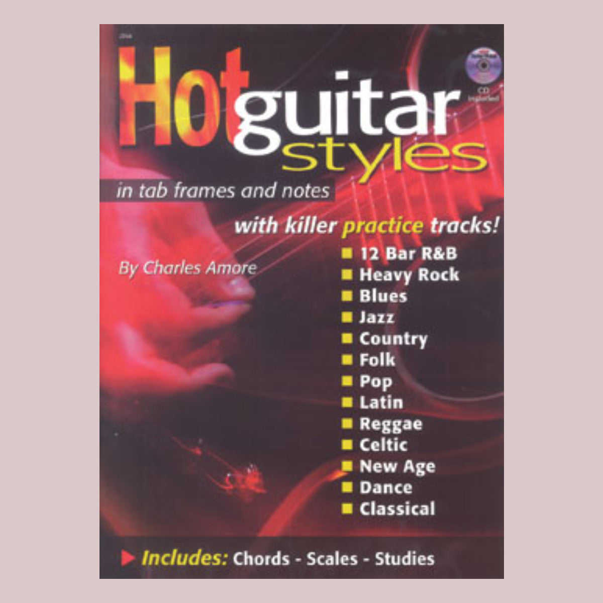 Hot Guitar Styles by Charles Amore (Book with CD)